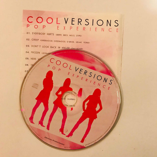 Cd Cool Versions - Pop Experience - Varios Artistas (Usado)