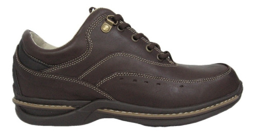 Zapatos Casuales Cuero Chocolate Hombre 40 Al 45