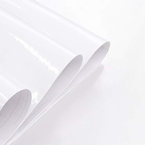 Baldosas  Papel Tapiz Blanco De 15.7  X 118  Película De Vi
