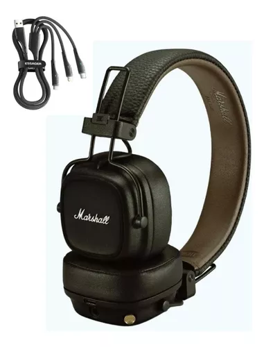 Marshall Major III Auriculares Bluetooth Plegables (Supraaural, Diadema,  Inalámbrico y alámbrico, 20-20000 Hz, 97 Db), Negro : : Electrónica