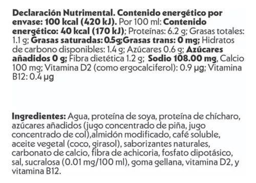 Bebida Malteada Proteína Notmilk Café Caramelo Notco 250 Ml