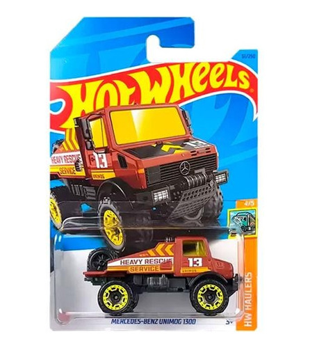 Auto Hot Wheels Camión Mercedes Benz Unimog 1300