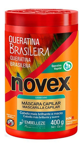 Crema Keratina Brasileña Pelo Dañado Original Brasil Novex