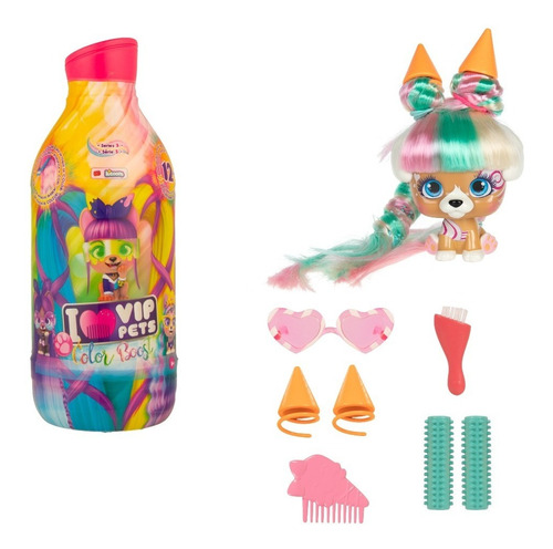 Vip Pets Mascotas Sorpresa Botella Con Pelo Serie 3 Boost Ed