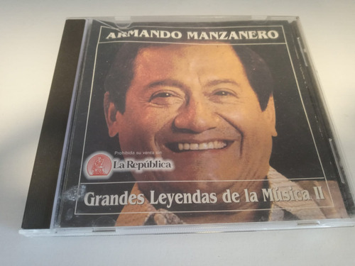 Cd Armando Manzanero - Grandes Leyendas De La Música Ii