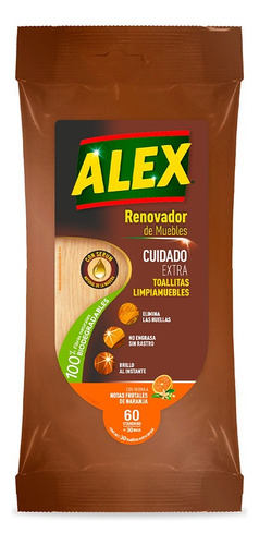 Toallitas Renovadoras Muebles Alex 30 Unid