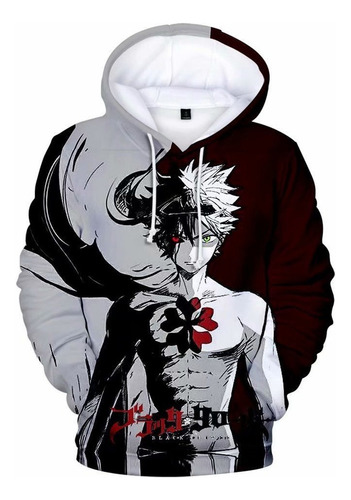 Anime Trébol Negro Moda Sudadera Adulto Disfraz