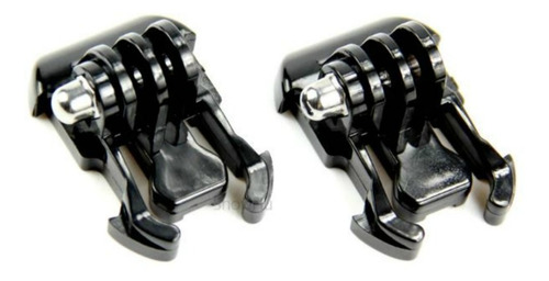 Imagen 2 de 3 de Clip 2 Soporte Hook Base Hebilla De Montaje Plano Para Gopro