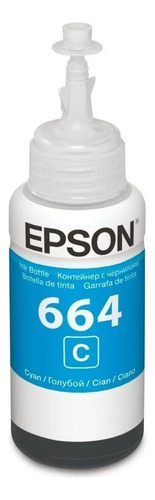 Epson T664220 Botella Tinta Cyan L200/210/220/355/555/1300