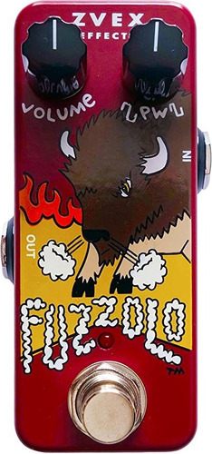 Zvex Fat Fuzz Factory - Pedal Para Guitarra Y Bajo, Rojo