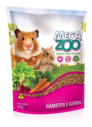 Megazoo Ração Super Premium Para Hamster E Gerbil 350g