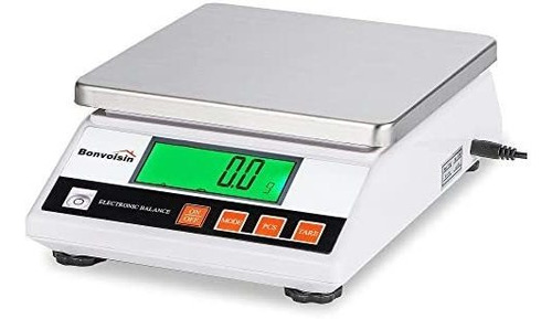 Báscula Bonvoisin Digital Alta Precisión Hasta 10 Kg -gris