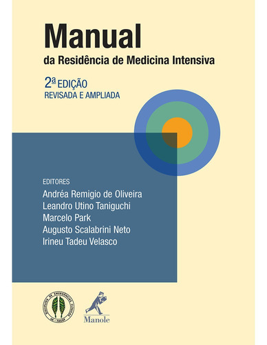 Manual Da Residência De Medicina Intensiva, De Irineu Tadeu Augusto Scalabrini; Velasco. Editora Manole  (tecnico) - Grupo Manole, Capa Mole Em Português