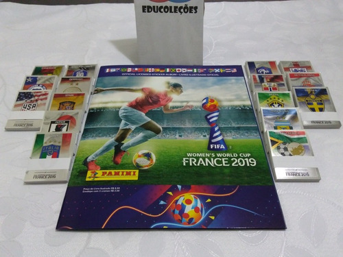 Album Figurinhas Copa Do Mundo Feminina 2019 Completo/colar