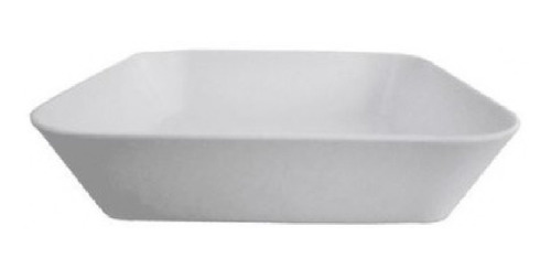Imagem 3 de 3 de Saladeira Branca Melamina Plástico Tigela 30 Cm Grande