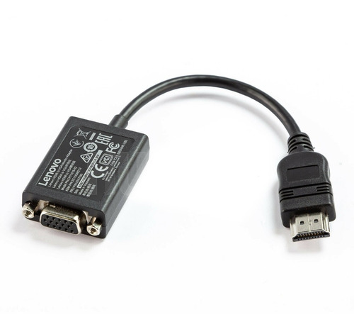 Cabo Conversor Adaptador Hdmi Para Vga Full Hd Lenovo - Oem