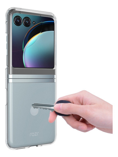 Para Ultra Razr Transparente Funda Motorola 40
