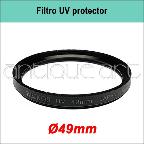 A64 Filtro Filter Uv Ø 49mm Protector Lente Ultra-violet 