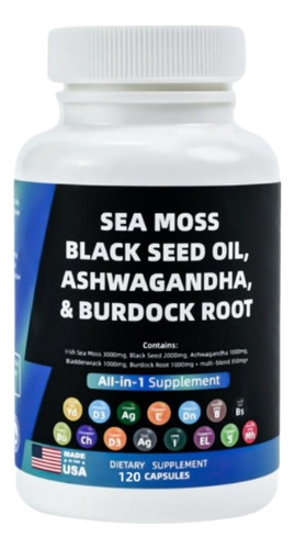 Cápsulas De Algas Marinas Sea Moss Capsules Puramente