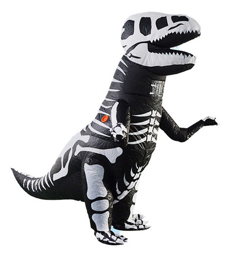 Disfraz Inflable De Esqueleto De Dinosaurio Para Carnaval [u