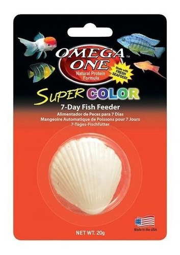Alimento Vacacional Super Color Fish Feeder Omega One 7dias