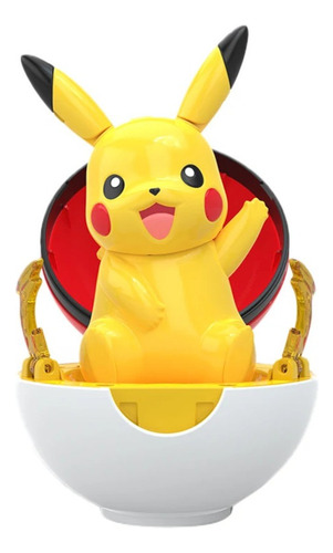 Juguete Pokemon / Pokebola Con Pikachu Adentro / Original
