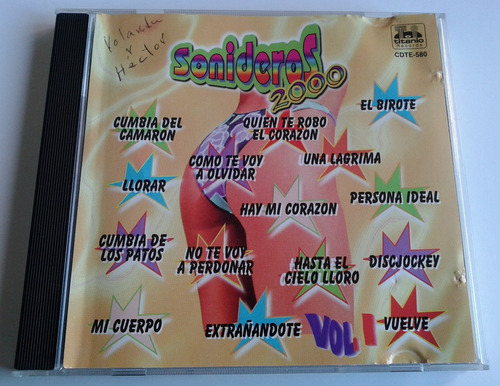 Sonideros 2000 Cd Obsesion Andina Ginos Fama Colombiana 