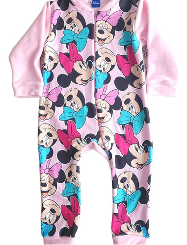 Pijama Entero Minnie Mouse Niñas Micropolar Caras Disney®