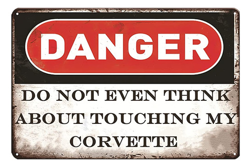 Corvette Signs Garage Metal Sign Garage Signs For Men Vintag