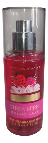 Splash Bath &body Works. Strawberry Pound Cake,viajero, Mini