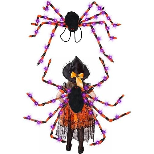 Disfraz De Araña Halloween Niños, Mochila De Araña L...