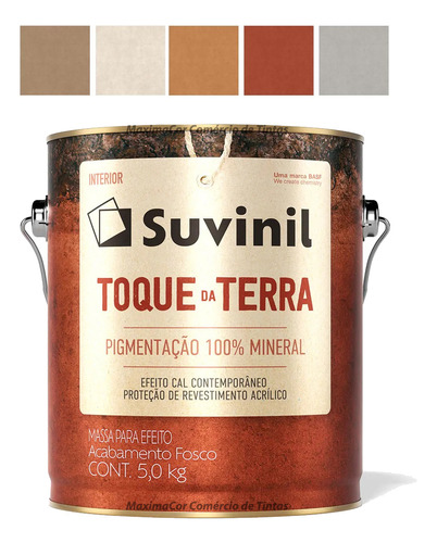 Massa Para Efeitos Contemporâneo  Toque Da Terra Suvinil 5kg