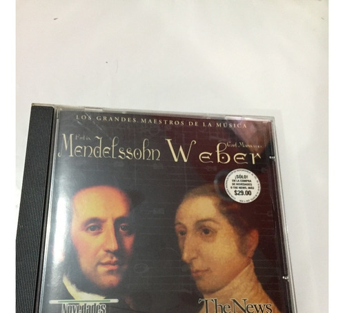 Mendelssohn Y Weber  -  Cd - Disco 