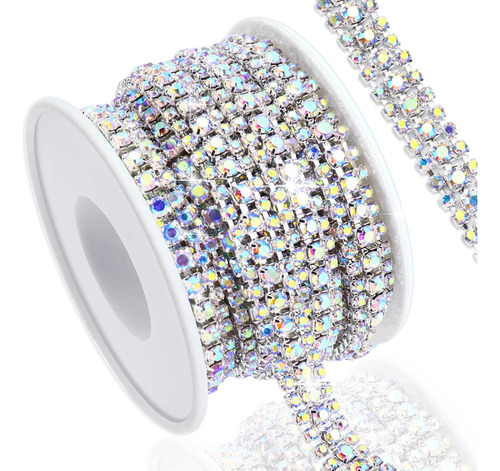 Towenm Cadena De Diamantes De Imitación De Cristal De 3 Yar