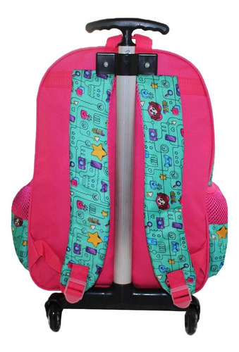 Imagem 5 de 6 de Mochila Rodinhas Maria Clara & Jp Youtubers Clio Infantil