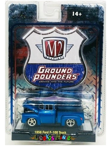 M2 Machines 1956 Ford F-100 Truck Pickup Ground Pounders