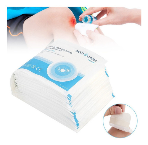 Q 50 Parches Impermeables Y Transpirables Para Heridas.