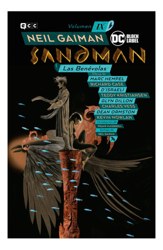 Sandman Vol. 9: Las Benévolas, de Neil Gaiman., vol. 9. Editorial del libro, tapa dura, edición black label en español, 2022