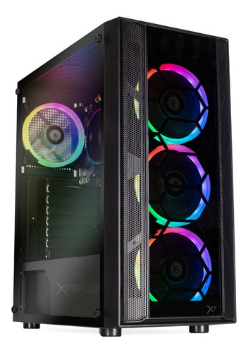 Xtreme PC XTPCR516GBRENOIRB Gamer AMD Radeon Vega Renoir Ryzen 5 4650G 16GB SSD 240GB 3TB WIFI Black