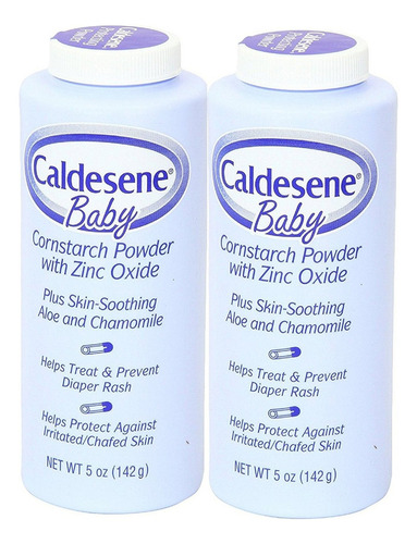 Caldesene Baby Cornstarch Polvo Con Oxido De Zinc 5 Oz Paq