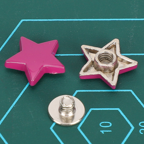 Stud Button, 50 Juegos De Tornillos De Remache En Forma De E