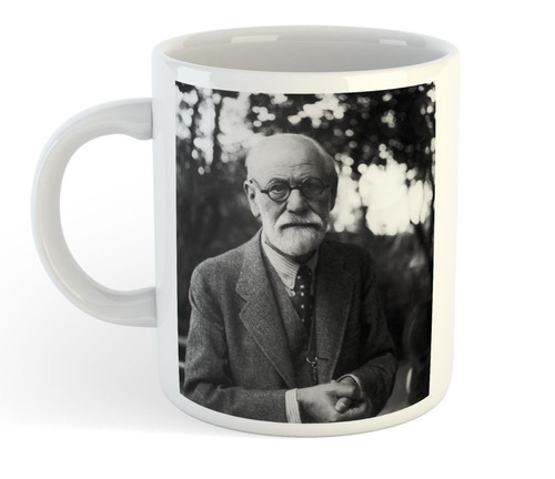 Taza De Ceramica Sigmund Freud Psicoanalisis Psicologia M3