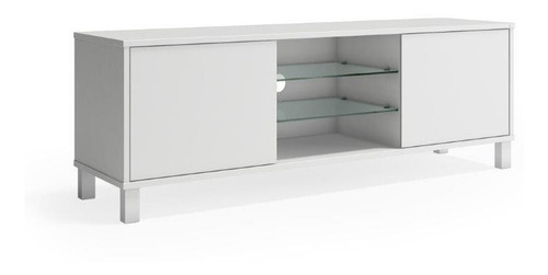 Rack Para Tv Até 55 Polegadas 120 Cm Madeira/mdf Glass