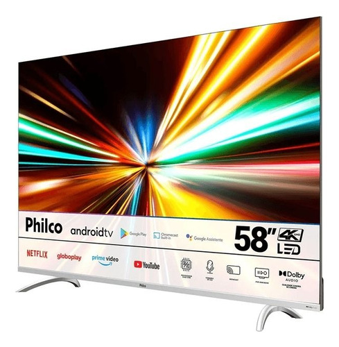 Smart Tv Philco 58'' 4k Led Android Tv Ptv58g7pagcsbl
