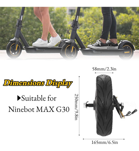 Motor De Cubo De Scooter Eléctrico De 350 W, Kit De Conversi