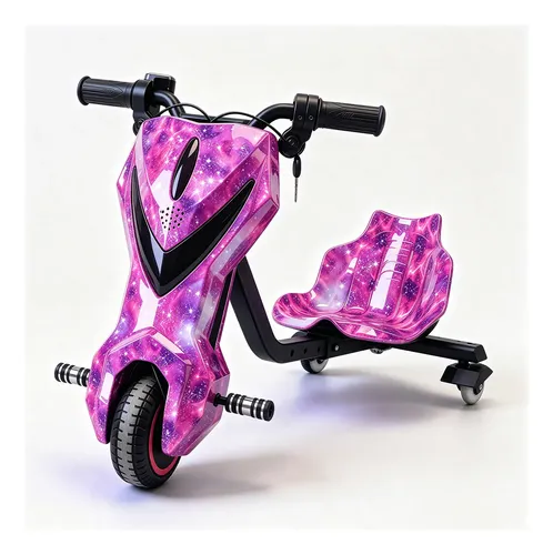 Triciclo Patinete Elétrico Drift Bluetooth Led 6,5&amp;quot&amp;quot 90kg - R$ 828,96