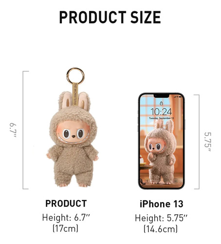 Labubu Macaron Monsters Vinilo Toffee Peluche