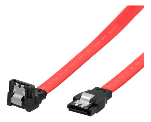 Cable Sata 3 6 Gbps Cerrado Año Garantia Recto Conector L