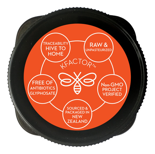 Manuka Honey Wedderspoon Kfactor 16 500ml Cru Não Pasteuriza