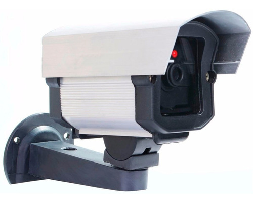 Câmera De Vigilância Fake Com Led Segurança Residencial